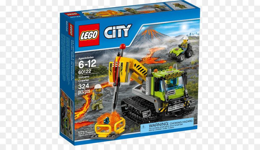 Lego 60122 Ville Volcan Robot，Lego City PNG