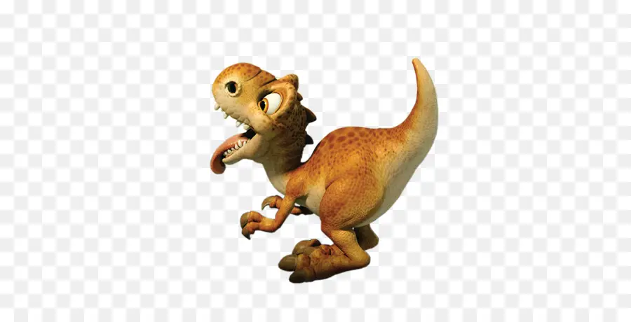 Dinosaure De Dessin Animé，Orange PNG