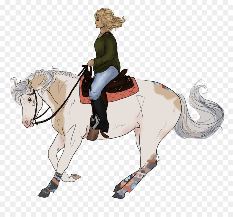 Fille à Cheval，Équitation PNG