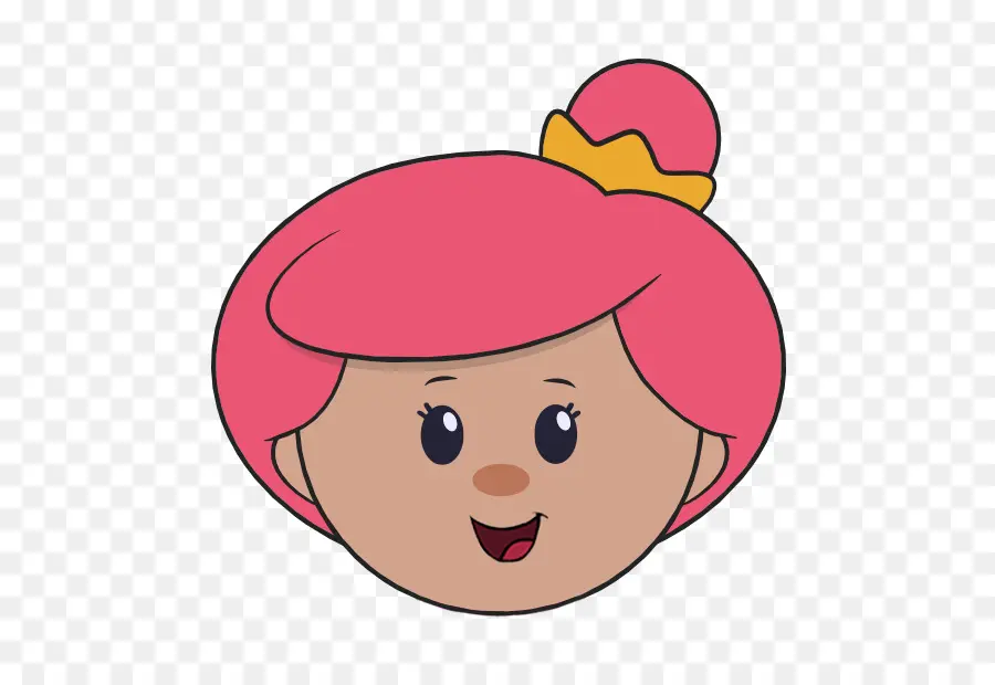 Princesse De Dessin Animé，Cheveux Roses PNG