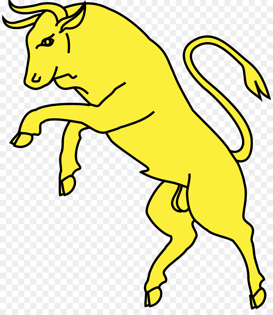 Taureau Jaune，Taureau PNG