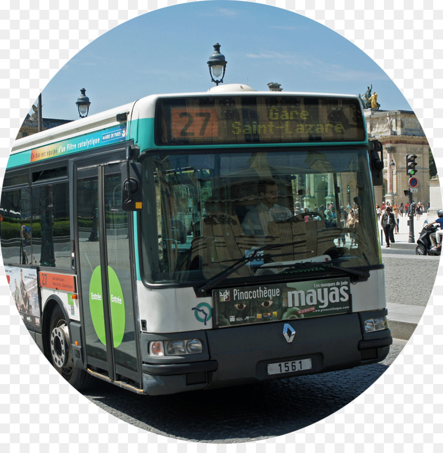 Paris，Bus De Tournée De Service PNG