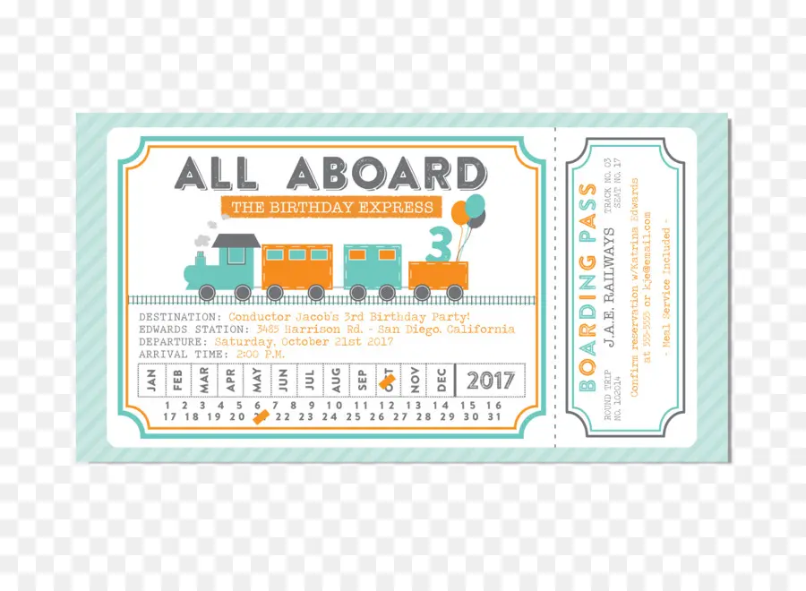 Billet De Train，Carte D'embarquement PNG