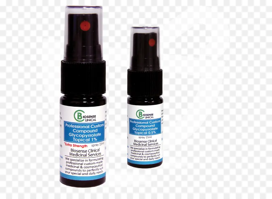 Spray Glycopyrrolate，Topique PNG