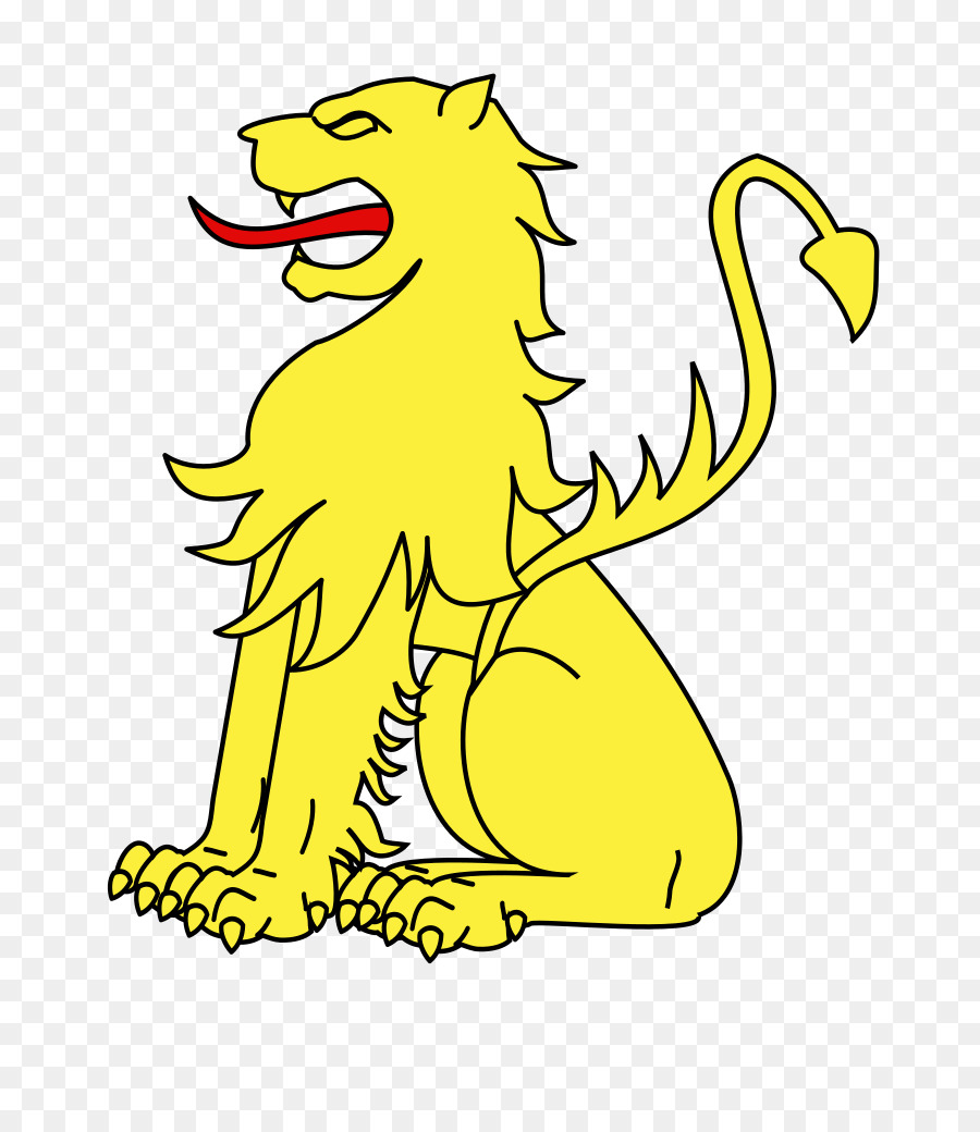 Lion，Blason PNG