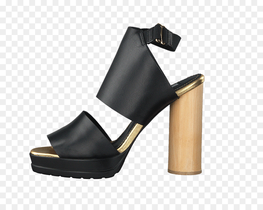 Chaussure Noire à Talon Haut，Chaussure PNG