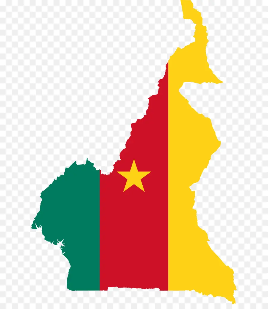 Carte Du Cameroun，Couleurs Du Drapeau PNG