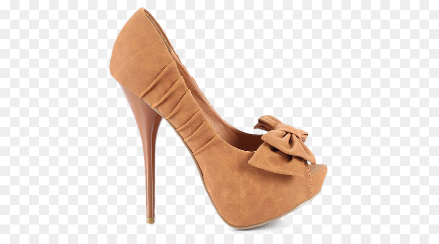 Talon Haut Beige，Chaussure PNG