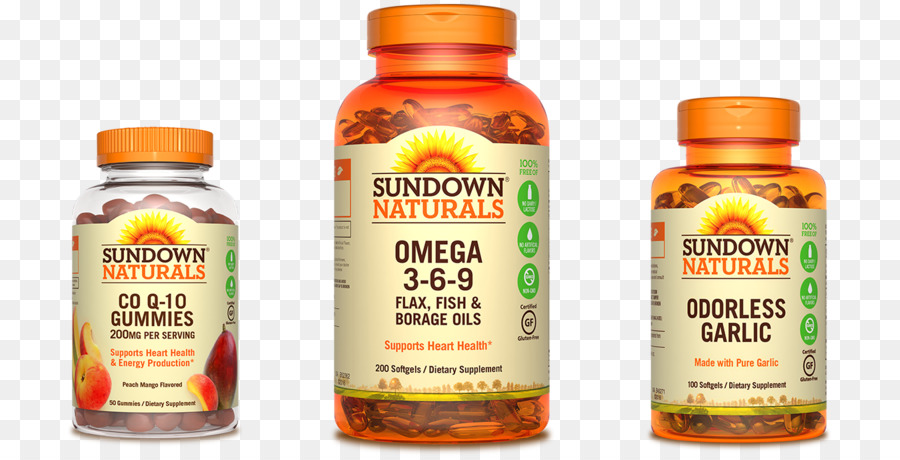 Suppléments Sundown Naturals，Bouteilles PNG