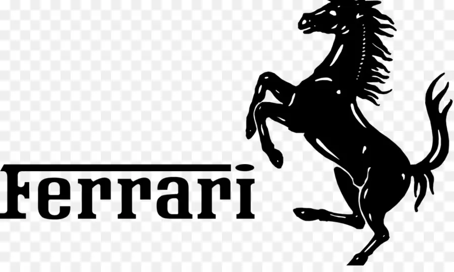 Logo Ferrari，Cheval PNG