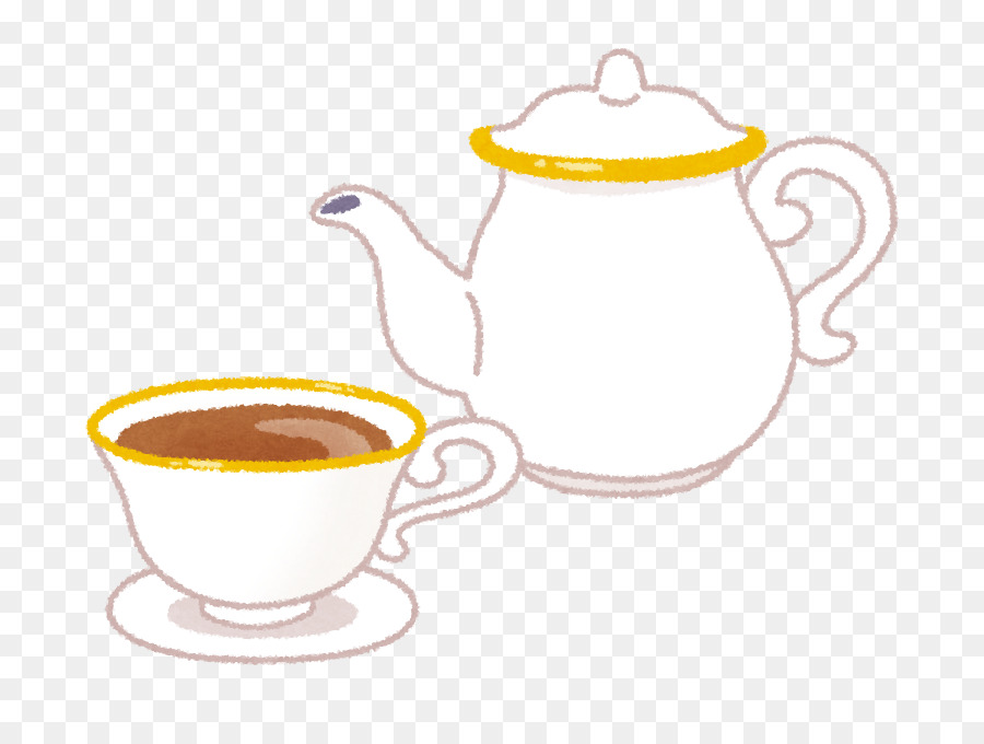 Théière Et Tasse，Thé PNG