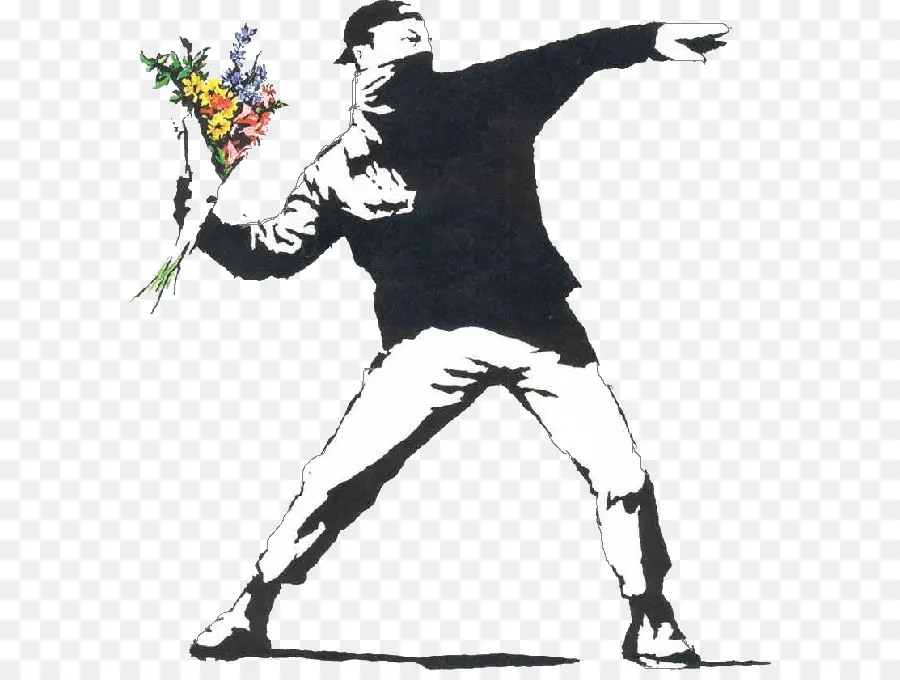 Lanceur De Fleurs，Graffiti PNG