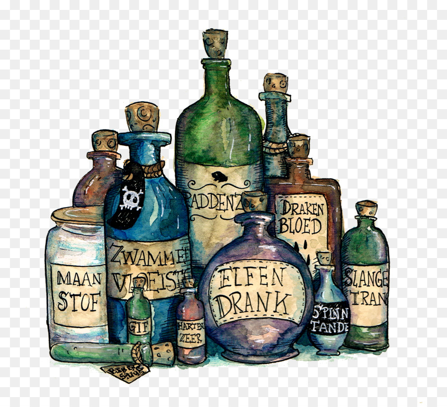 Bouteilles De Potions，Magie PNG