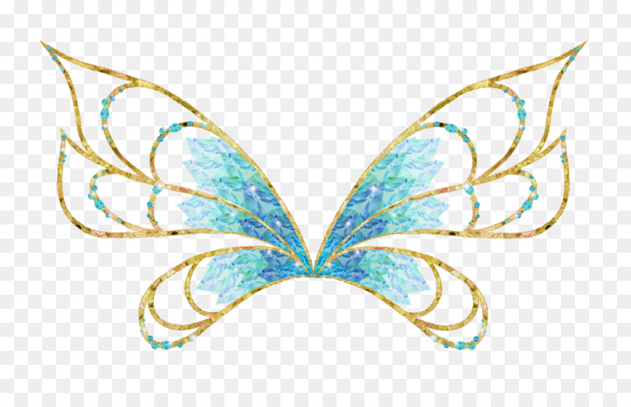 Ailes De Papillon Bleu，Papillon PNG