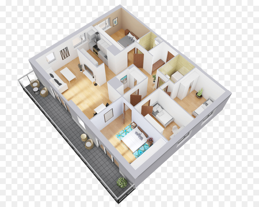 Disposition De L'appartement，Plan D'étage PNG