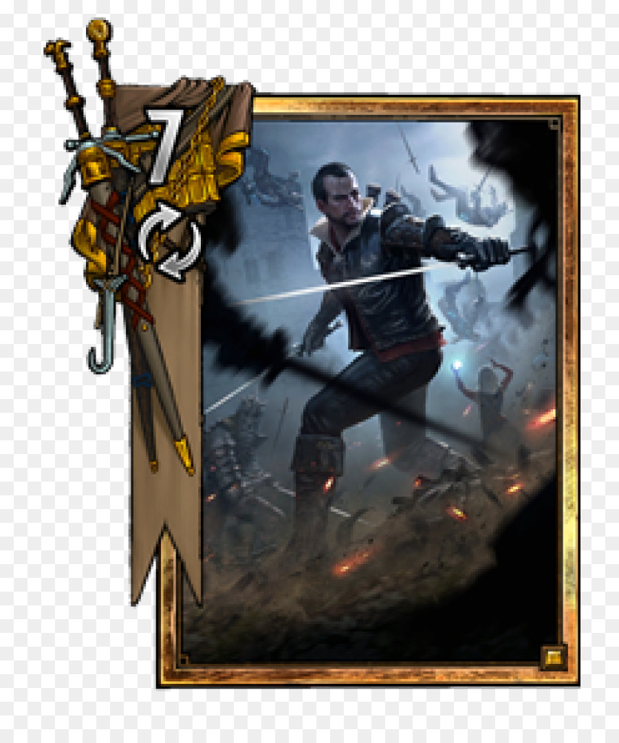 Gwent The Witcher Jeu De Cartes，Geralt De Rivia PNG