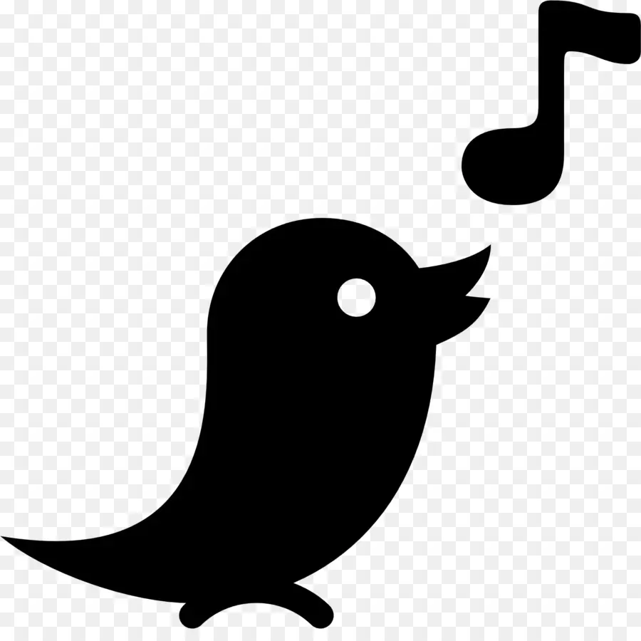 Oiseau Chanteur，Notes De Musique PNG