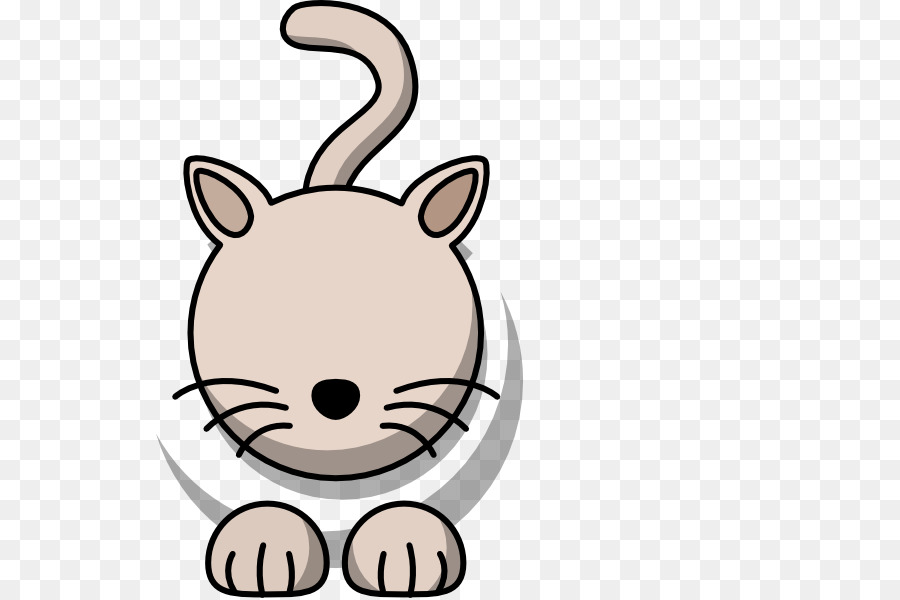 Chat De Dessin Animé，Mignon PNG