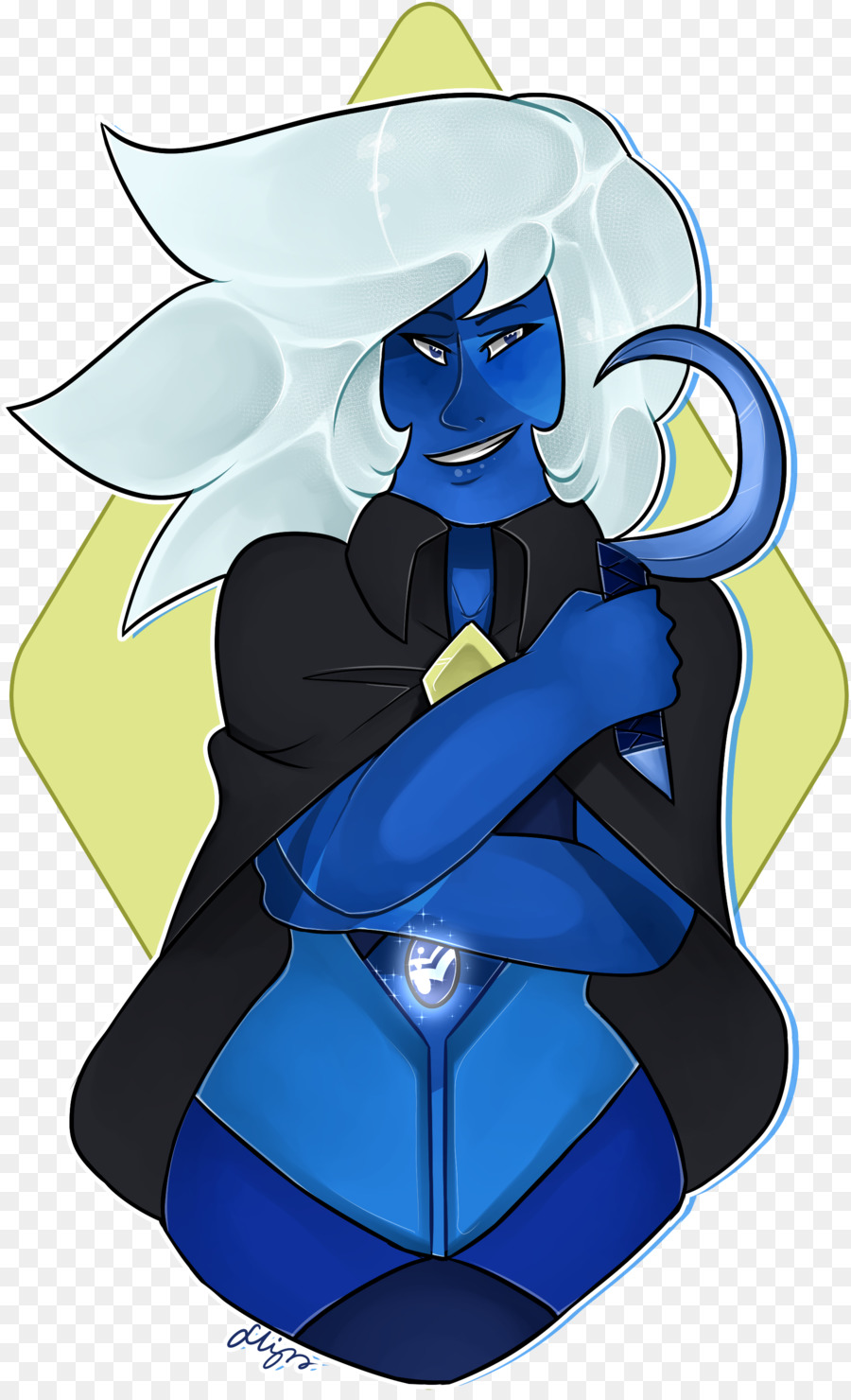 Bleu Cobalt，Dessin Animé PNG