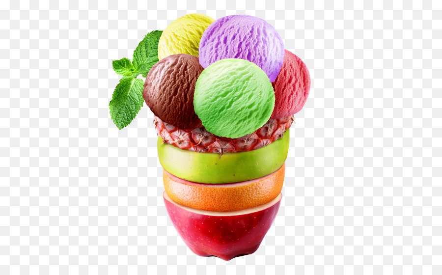 Crème Glacée，Sundae PNG