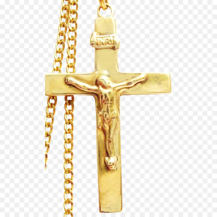 Pendentif Crucifix，Collier PNG