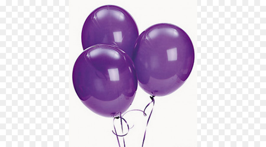 Ballons Violets，Faire La Fête PNG