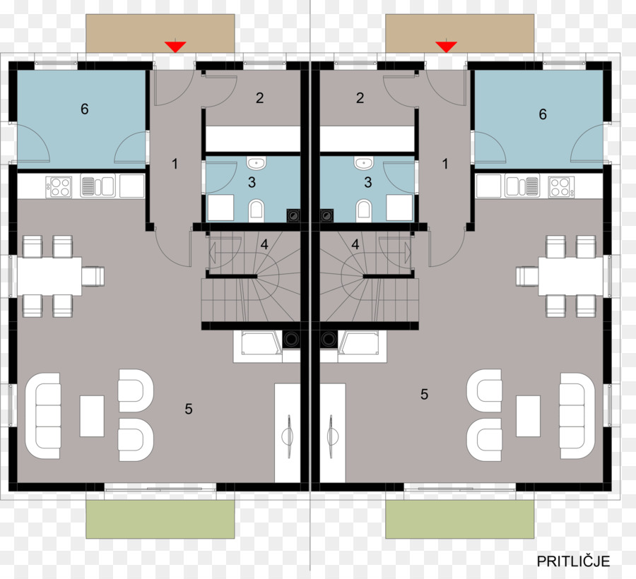 Plan D étage，L Architecture PNG