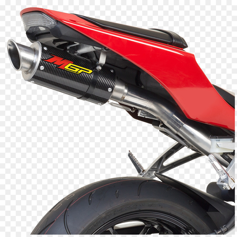 Échappement De Moto，Rouge PNG