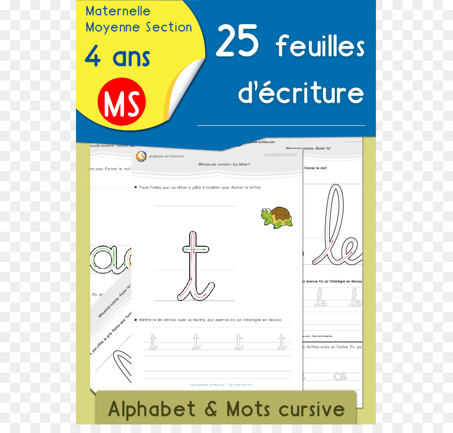 École Maternelle，L écriture Cursive PNG