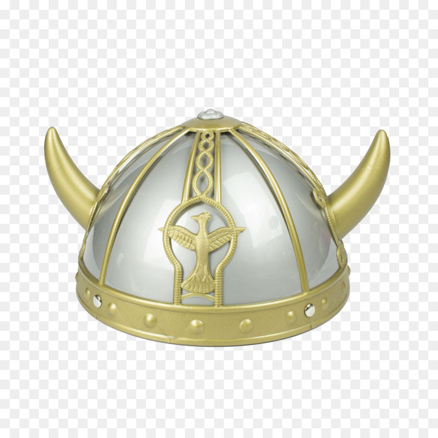 Casque Viking，Or PNG