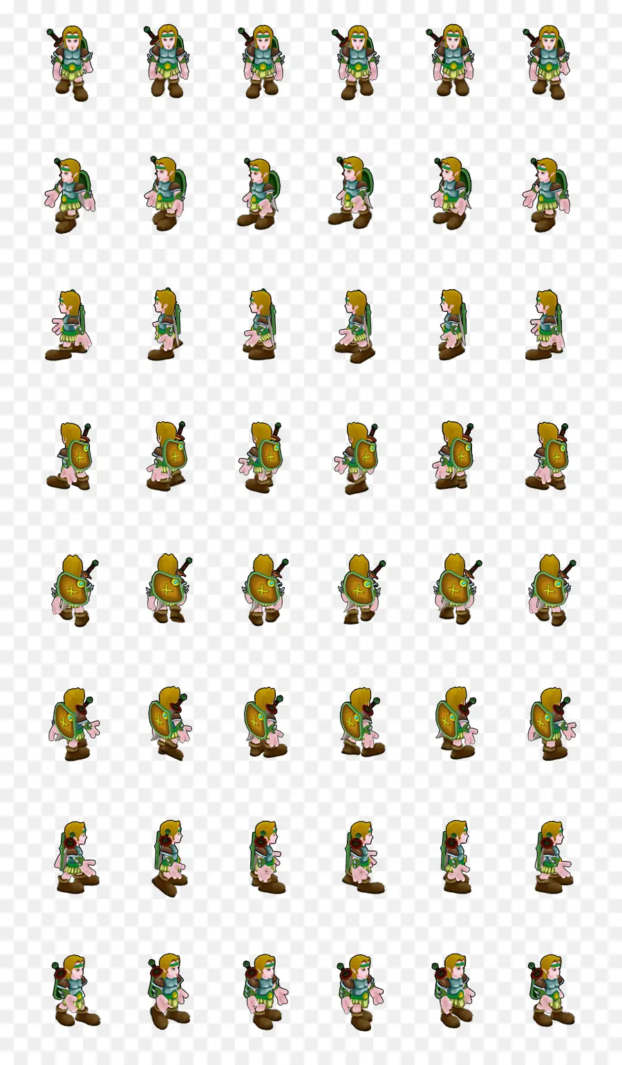 Sprites De Personnages，Animation PNG