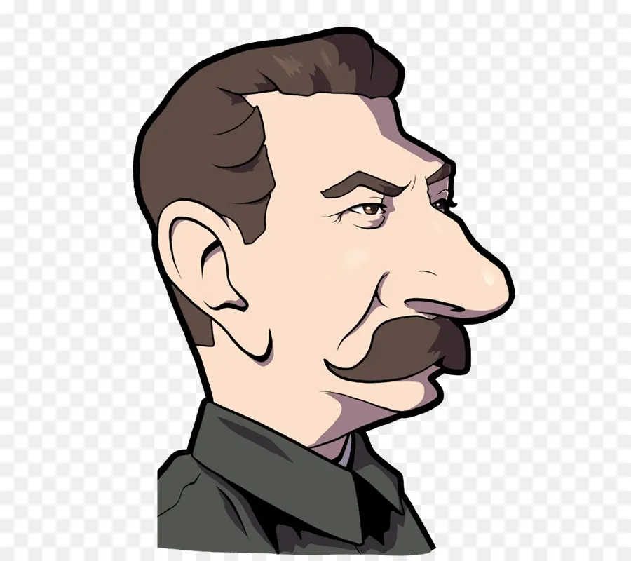 Homme De Dessin Animé，Moustache PNG