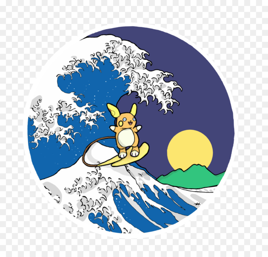 La Grande Vague De Kanagawa，Thirtysix Vues Du Mont Fuji PNG