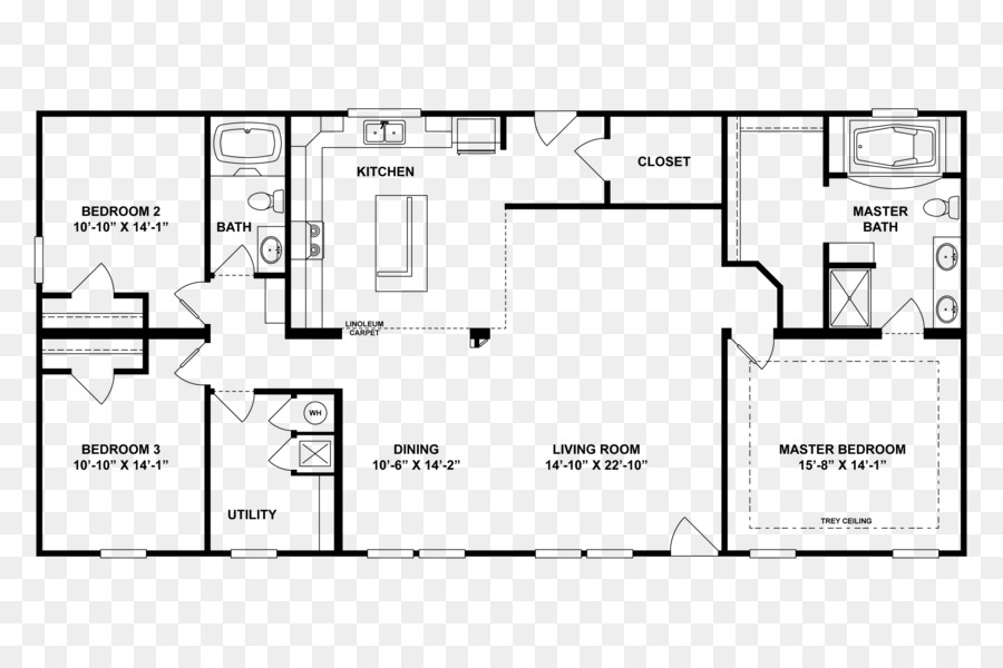 Plan D'étage，Maison PNG