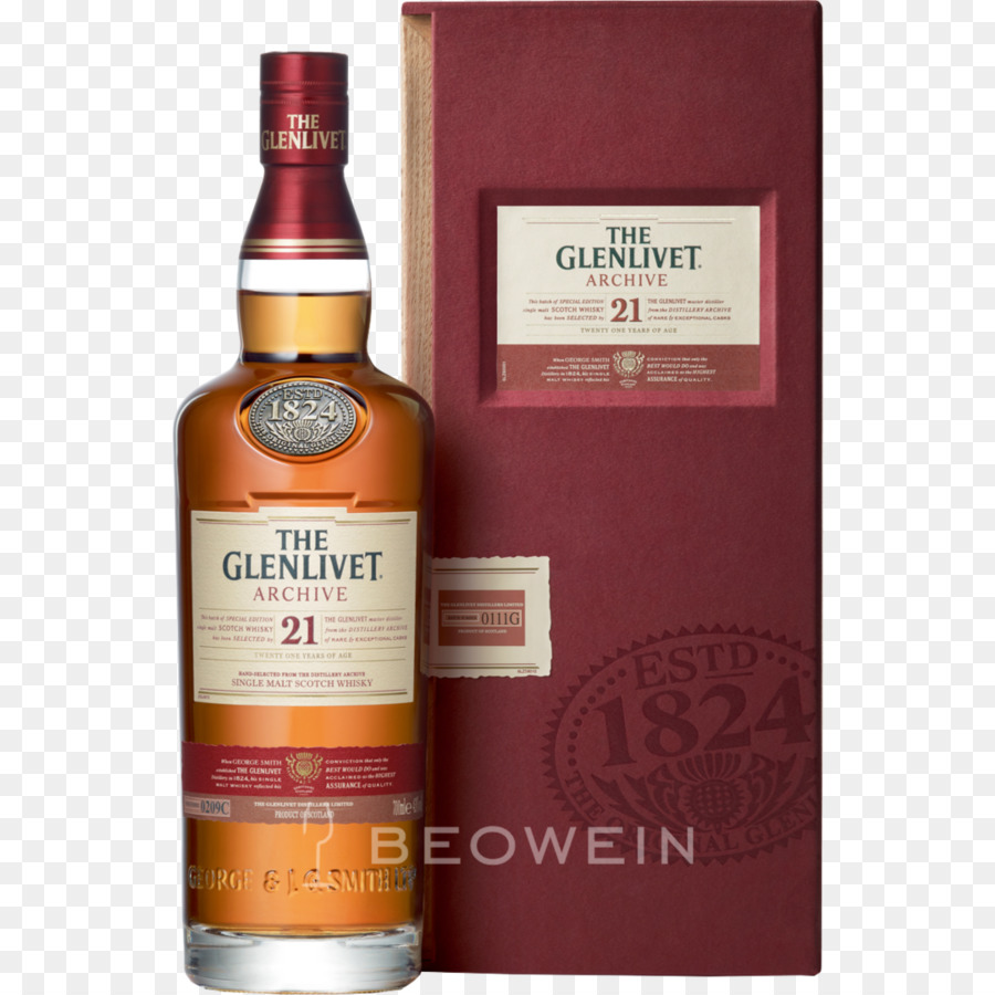 Distillerie Glenlivet，Whisky Single Malt PNG