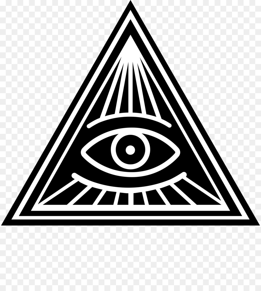 Oeil En Triangle，Oeil Qui Voit Tout PNG