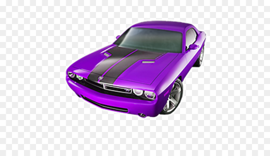 Voiture De Muscle Violette，Voiture PNG