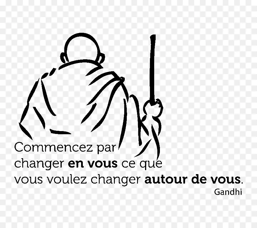 Citation De Gandhi，Gandhi PNG