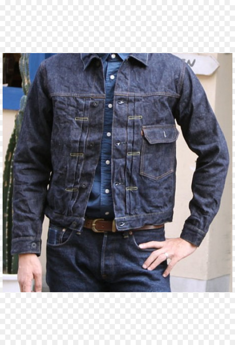 Veste En Cuir，Denim PNG