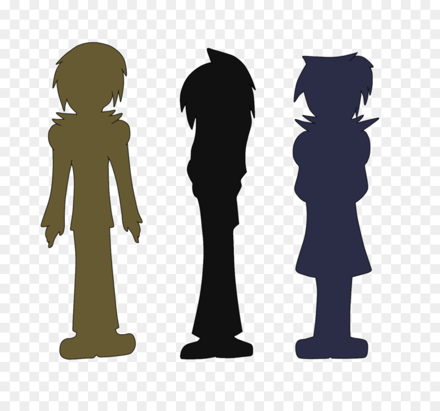 Dessin Animé，Silhouette PNG