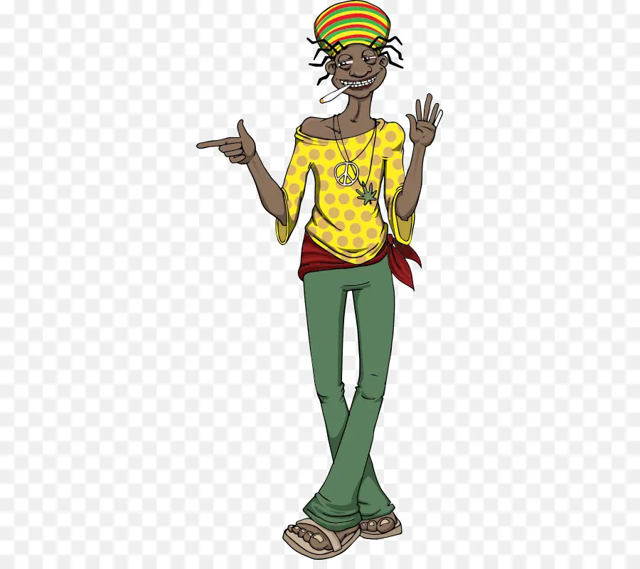 Rastafari，Dessin Animé PNG