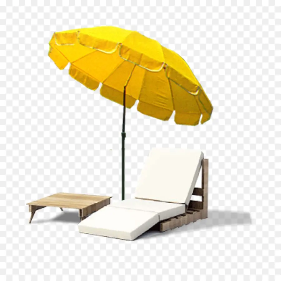 Chaise De Plage，Parapluie PNG