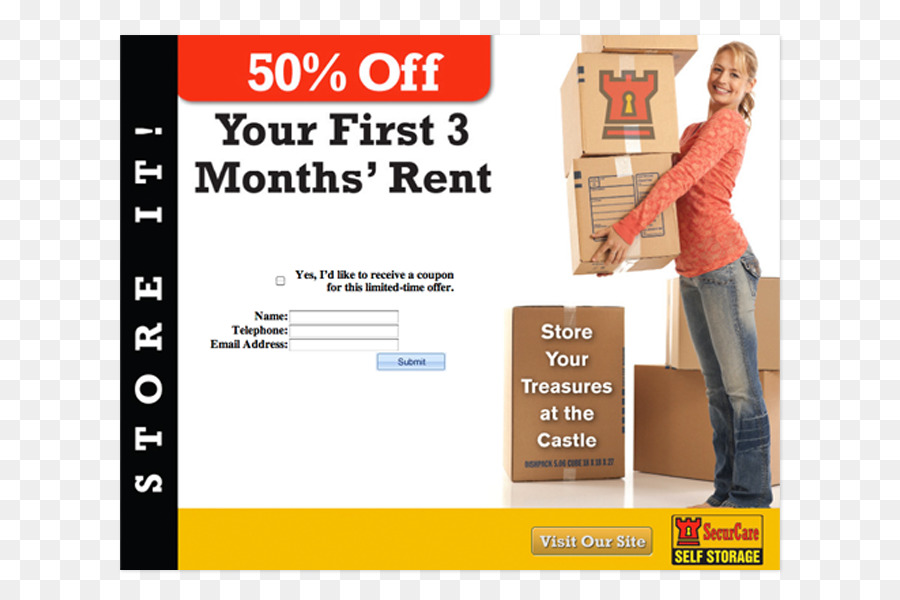 Self Stockage，Flyer PNG