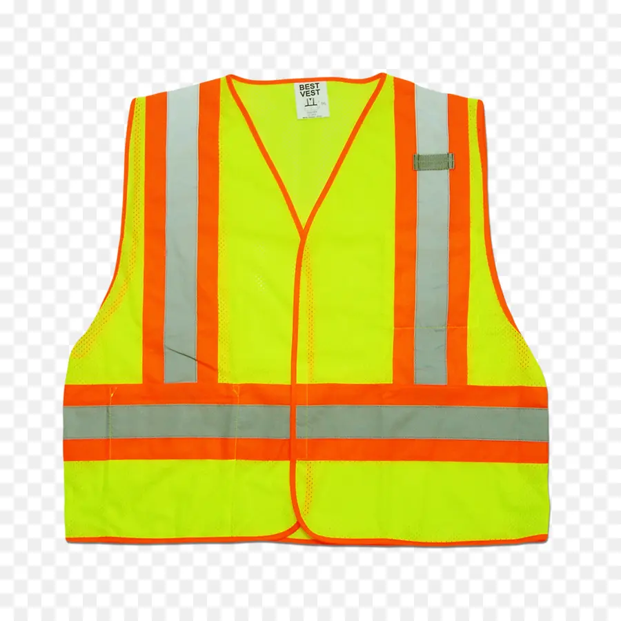 Gilet De Sécurité Jaune，Réfléchissant PNG