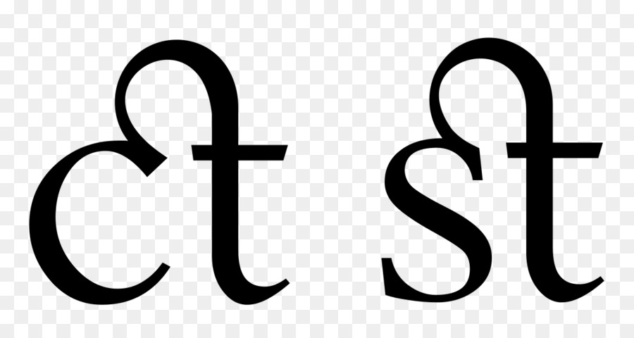 Typographiques Ligature，Unicode PNG
