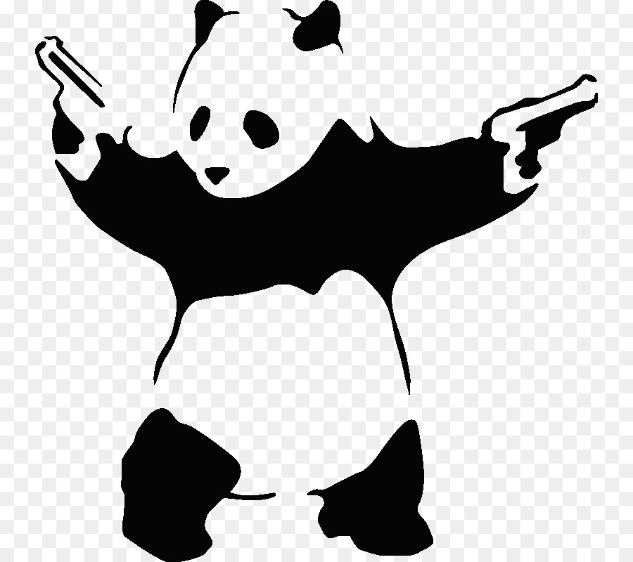 Panda Avec Des Fusils，Panda PNG