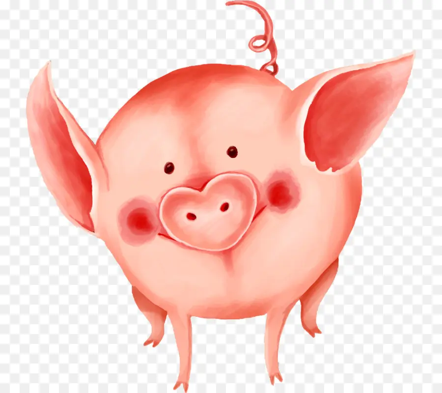 Cochon Mignon，Dessin Animé PNG