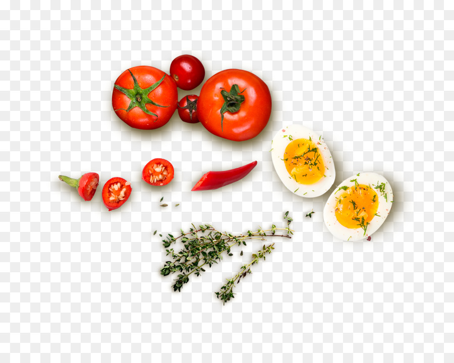 Tomates Et œufs，Légumes PNG