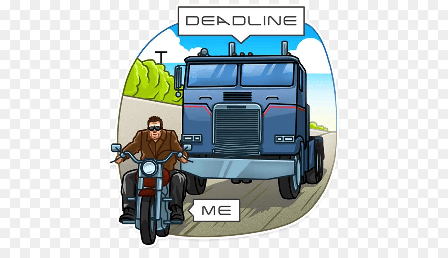 Moto Et Camion，Date Limite PNG