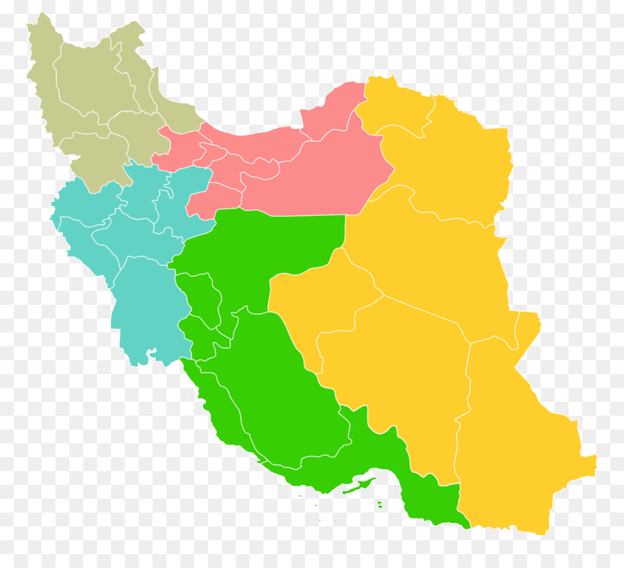 L Azerbaïdjan，Les Régions De L Iran PNG